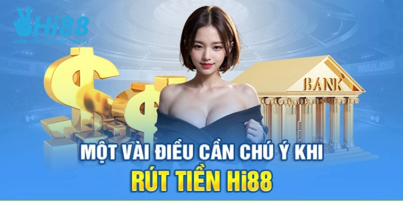 Một số điều cần chú ý trước khi thực hiện rút tiền Hi88